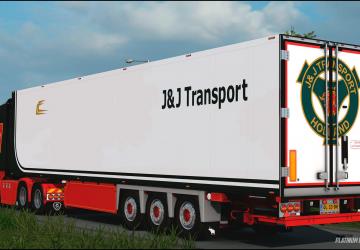Scania 164 L 480 J&J Transport version 1.0 for Euro Truck Simulator 2 (v1.39.x)