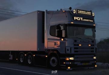 Scania 164G 480  PDT Logistics version 1.0 for Euro Truck Simulator 2 (v1.54.x)