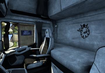 Scania 2016 Custom Grey-Carbon Interior version 1.0 for Euro Truck Simulator 2 (v1.40.x, 1.41.x)