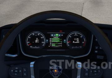 Scania 2016 Improved Dashboard version 4.3 for Euro Truck Simulator 2 (v1.48.x)