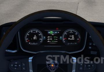 Scania 2016 Improved Dashboard version 5.0 for Euro Truck Simulator 2 (v1.54.x)