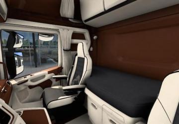 Scania 2016 Leather interior version 1.0 for Euro Truck Simulator 2 (v1.43.x, 1.44.x)