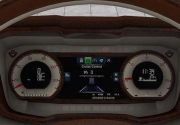 Scania 2016 Leather interior version 1.0 for Euro Truck Simulator 2 (v1.43.x, 1.44.x)