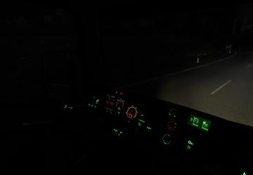 Scania 4-Series Gauges version 2.0 for Euro Truck Simulator 2 (v1.41.x, 1.42.x)