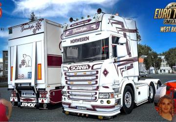 Scania 6 Series R560 Megamod + Trailer version 1.0 for Euro Truck Simulator 2 (v1.49.x)