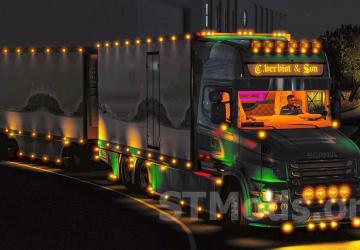 Scania 6 Series T520 V8 version 1.1 for Euro Truck Simulator 2 (v1.54.x)