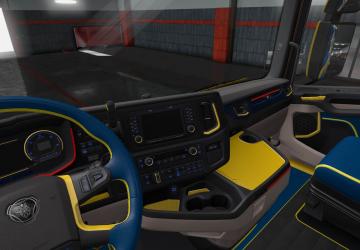Scania Blue-Yellow Paint Edition version 1.0 for Euro Truck Simulator 2 (v1.35.x, 1.36.x)