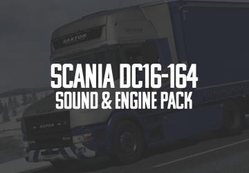 Scania DC16-164 V8 Sound Engine Pack version 1.0 for Euro Truck Simulator 2 (v1.40.x, - 1.43.x)
