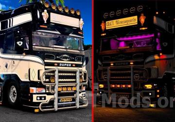 Scania Lion 164L V8 Special Megamod version 2.2 for Euro Truck Simulator 2 (v1.54.x)