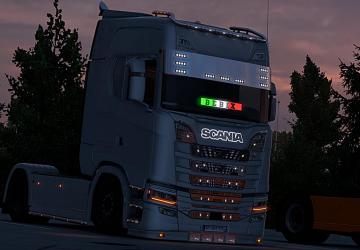 Scania NG Tuning Pack Style Italian by Bebix 1.0 v1.0 for Euro Truck Simulator 2 (v1.54)
