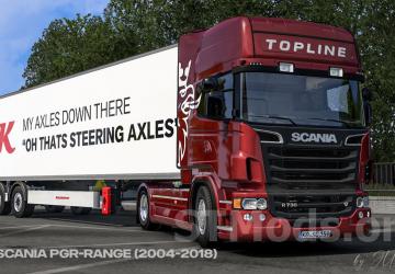 Scania PGR-Series by JUseeTV version 1.3 Fix for Euro Truck Simulator 2 (v1.54.x)