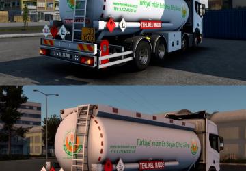 Scania R450 Tanker version 1.0 for Euro Truck Simulator 2 (v1.43.x)