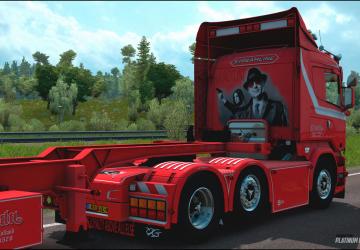 Scania R450 Weeda Blacklist + Trailer version 1.0 for Euro Truck Simulator 2 (v1.37.x, 1.38.x)