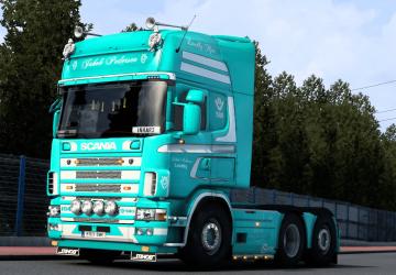 Scania R4 Jacob Pedersen skin version 1.0 for Euro Truck Simulator 2 (v1.40.x)