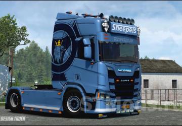 Scania R500 Sneeples version версия от 30.10.23 for Euro Truck Simulator 2 (v1.48.5)