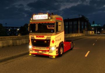 Scania R520 Gebr De Kraker Transport version 1.1 for Euro Truck Simulator 2 (v1.39.x)