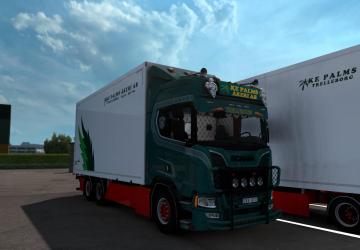 Scania R520 KE Palms Akeri AB version 1.0 for Euro Truck Simulator 2 (v1.38.x)