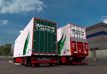 Scania R520 KE Palms Akeri AB version 1.0 for Euro Truck Simulator 2 (v1.38.x)