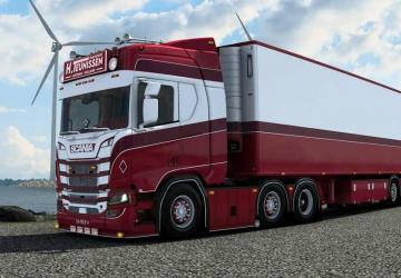 Scania R530 & Chereau H.Teunissen version 2.0 for Euro Truck Simulator 2 (v1.49.x)