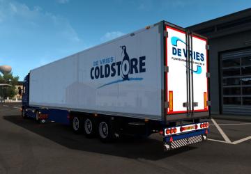 Scania R580 De Vries version 1.0 for Euro Truck Simulator 2 (v1.39.x)