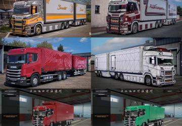 Scania R580 + Trailer Megamod version 1.0 for Euro Truck Simulator 2 (v1.49.x)