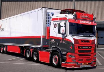 Scania R660 Danmark version 1.0 for Euro Truck Simulator 2 (v1.54.x)