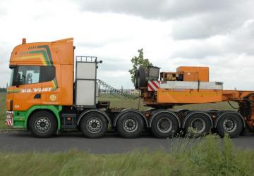 Scania R 12X4 version 1.0 for Euro Truck Simulator 2 (v1.40.x)