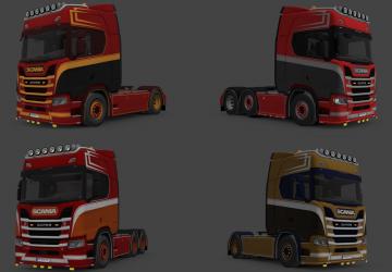 Scania R 2016 Holland Style Colored Skin version 1.0 for Euro Truck Simulator 2 (v1.32.x, - 1.36.x)