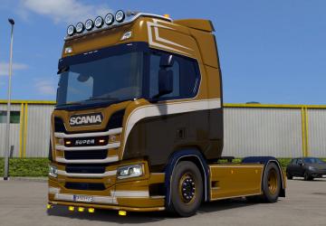 Scania R 2016 Holland Style Colored Skin version 1.0 for Euro Truck Simulator 2 (v1.32.x, - 1.36.x)
