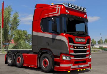 Scania R 2016 Holland Style Colored Skin version 1.0 for Euro Truck Simulator 2 (v1.32.x, - 1.36.x)