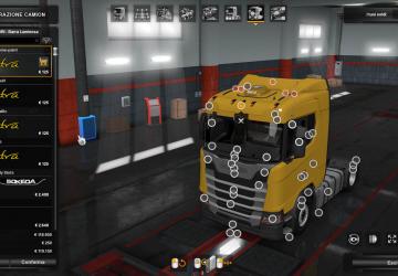 Scania R/S NG Airco Air conditioner version 1.0 for Euro Truck Simulator 2 (v1.36.x)