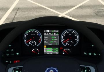 Scania R & Streamline Improved Dashboard version 1.1 (29.08.22) for Euro Truck Simulator 2 (v1.45.x)
