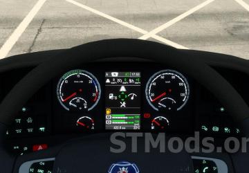 Scania R & Streamline Improved Dashboard version 1.3 for Euro Truck Simulator 2