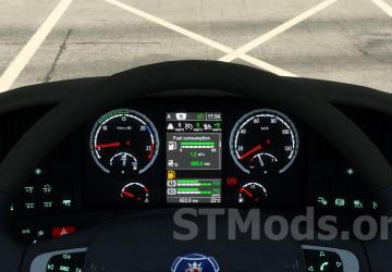 Scania R & Streamline Improved Dashboard version 1.3 for Euro Truck Simulator 2