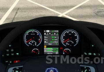 Scania R & Streamline Improved Dashboard version 1.3 for Euro Truck Simulator 2
