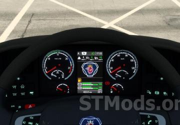 Scania R & Streamline Improved Dashboard version 1.3 for Euro Truck Simulator 2