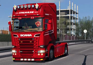 Scania R & Streamline Mega Mod by FreD version 4.5 for Euro Truck Simulator 2 (v1.40.x, - 1.42.x)
