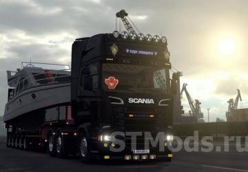 Scania R & Streamline Mega Mod by FreD version 6.0 for Euro Truck Simulator 2 (v1.49.x)