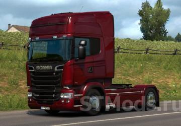 Scania R & Streamline Modifications version 25.07.06 for Euro Truck Simulator 2 (v1.55.x)