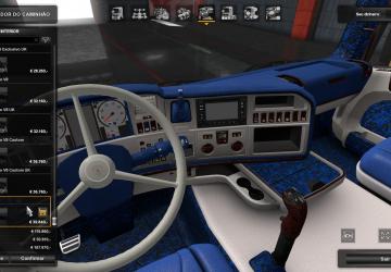 Scania RJL Custom Danish Interior version 1.0 for Euro Truck Simulator 2 (v1.35.x)