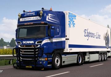 Scania RJL Elytrans-Line Skin Pack version 1.0 for Euro Truck Simulator 2 (v1.35.x, - 1.40.x)
