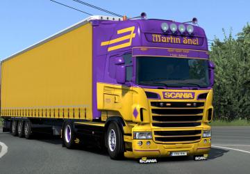 Scania RJL Martin Snel Combo Skin Pack version 1.0 for Euro Truck Simulator 2 (v1.37.x)