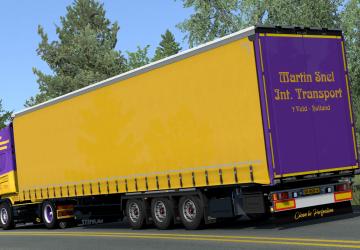Scania RJL Martin Snel Combo Skin Pack version 1.0 for Euro Truck Simulator 2 (v1.37.x)