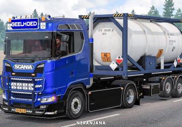 Scania S450 Geelhoed version 1.0 for Euro Truck Simulator 2 (v1.39.x)