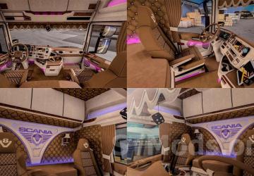 Scania S580 V8 Thermo Line Tandem version 1.1 for Euro Truck Simulator 2 (v1.54.x)
