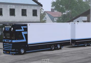 Scania S650 + Trailer «PDT Logistics» version 1.0 for Euro Truck Simulator 2 (v1.47.x)