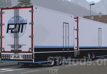 Scania S650 + Trailer «PDT Logistics» version 9.0 for Euro Truck Simulator 2 (v1.54.x)