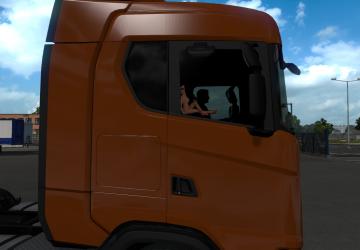Scania S 2016 Beautiful girl version 1.0 for Euro Truck Simulator 2 (v1.37.x, 1.38.x)