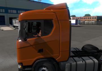 Scania S 2016 Beautiful girl version 1.0 for Euro Truck Simulator 2 (v1.37.x, 1.38.x)
