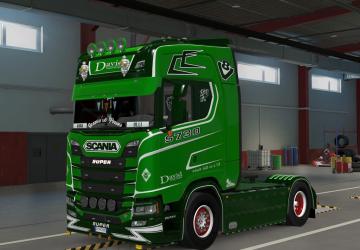 Scania S 2016 Skin version 1.0 for Euro Truck Simulator 2 (v1.43.x)